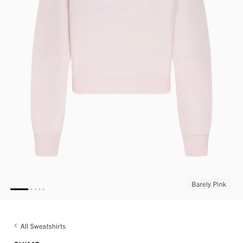 Barely Pink Sweatshirt